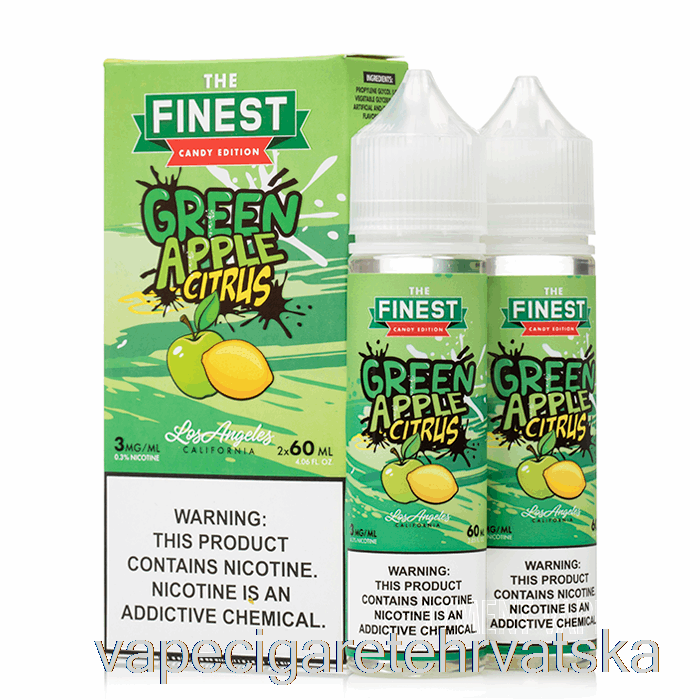 Vape Hrvatska Zelena Jabuka Citrus - The Finest Candy Edition - 120ml 6mg